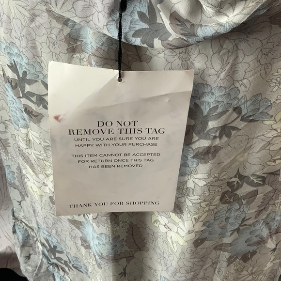 MADISON MARCUS SILK Floral Print Maxi Dress - Picture 7 of 10